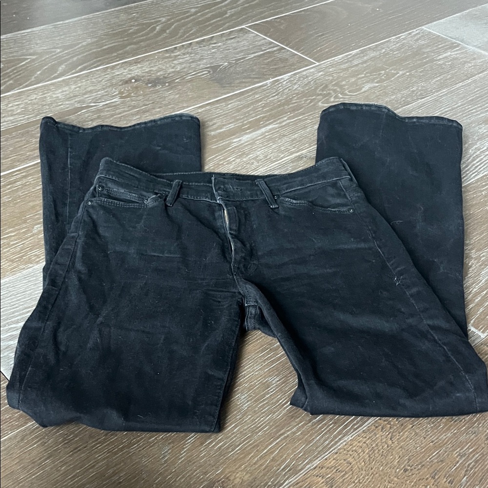 MOTHER The Weekender Black Jeans